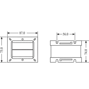 Trasformatore Al. 100 Va 2x24 V 2