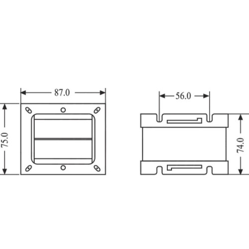 Trasformatore Al. 100 Va 2x24 V