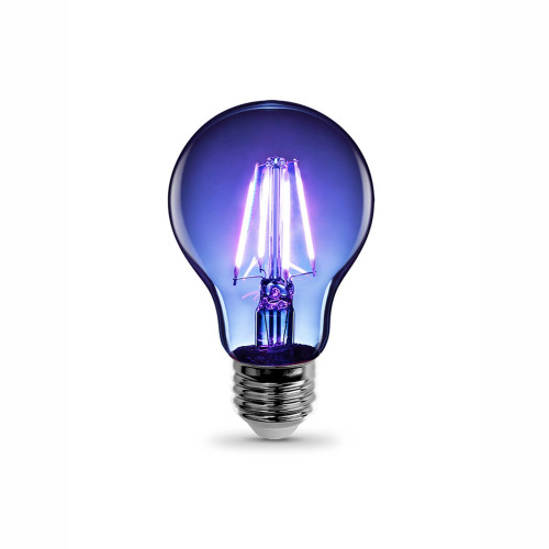 Lampada a Led Colore Blu Attacco E27 4W a Filamento