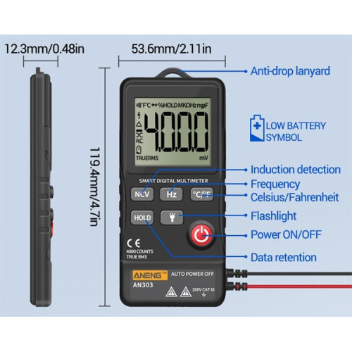 Tester Digitale 3,5 D 310 V
