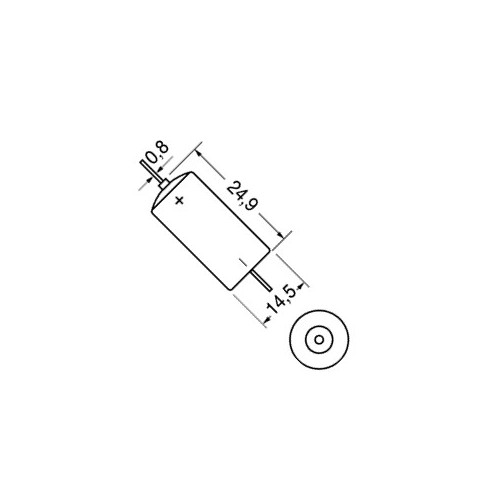 PILA AL LITIO MINISTILO  3,6V -  1,1 Ah - SIZE 1/2 AA + TER.