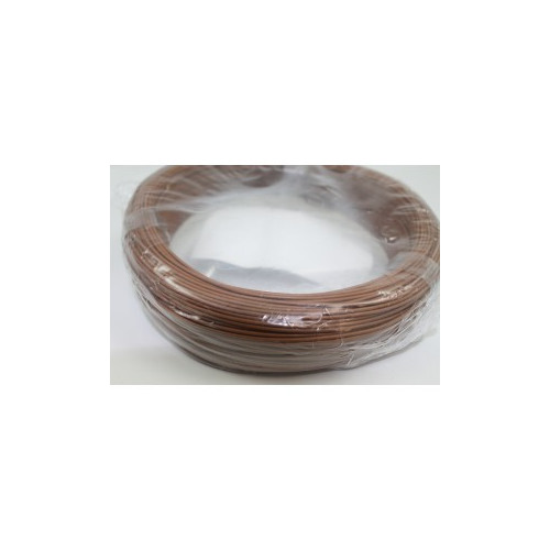 Filo Elettrico per Cablaggi - Sezione 0,50 mmq - Guaina Marrone - Matassa 250 m