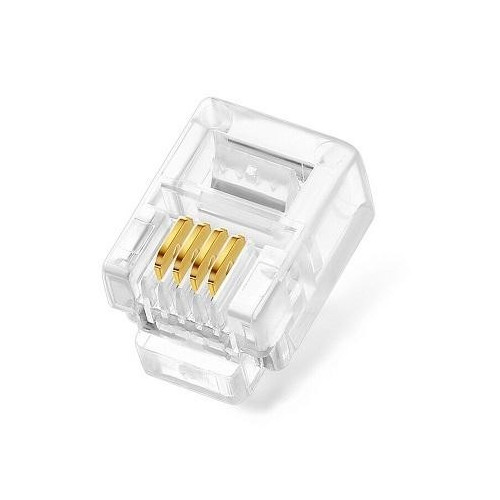 Spina Telefonica Modulare RJ11 6 Poli 4 Contatti