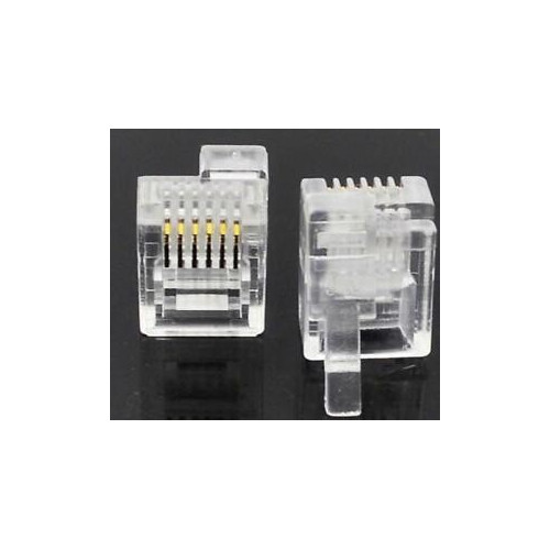 Spina Telefonica Modulare 6 Poli 6 Contatti - versione Digital