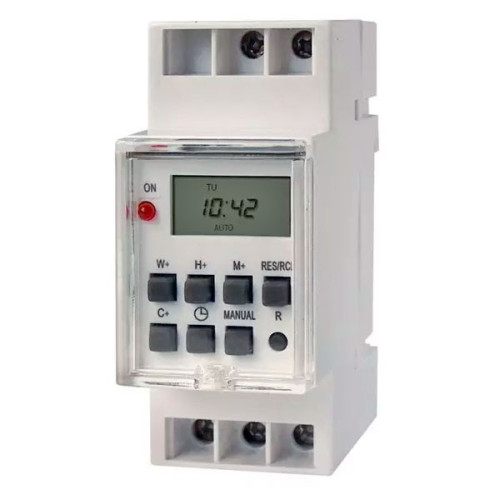 Timer Digitale 24  Ore per Guida DIN