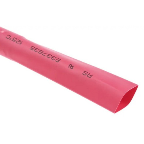 Termorestringente 25,4 - 12,7 Lunghezza 3 mt Colore Rosso