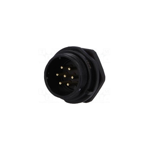 Connettore Maschio da Pannello 7 Poli IP68 serie SP21