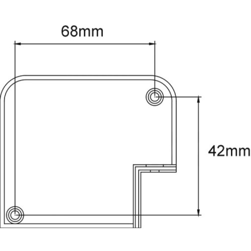 Sensore PIR ad Infrarossi da Parete Colore Bianco