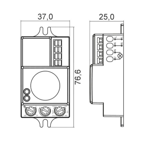 Sensore di Movimento a Microonde 220V
