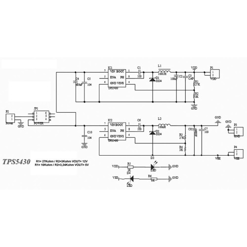 Convertitore DC/DC 12V 2,5A Stepdown