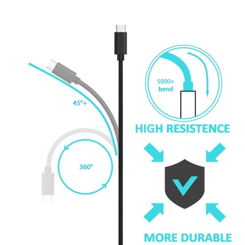 Cavo Intestato  USB-C/USB-C 1 Metro