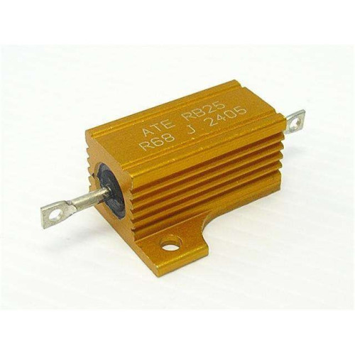 Resistenza 0,47 Ohm 25W Corazzata a filo Marca ATE serie RB25