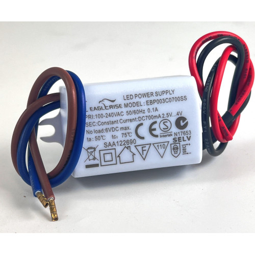 Alimentatore a Corrente Costante 700mA 4W