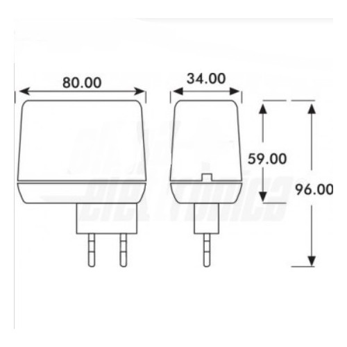Caricabatterie per Batterie al Piombo da 12V Corrente di Ricarica 0,9A