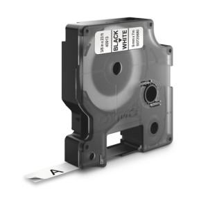 Nastro D1 per Etichettatrice Dymo Nero su Bianco altezza 9mm 409130