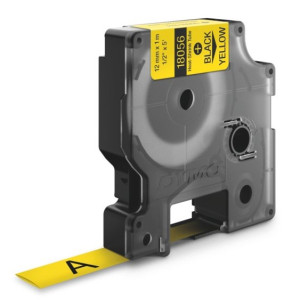 Nastro Termorestringente Giallo 12mm per Etichettatrici Dymo - 180560