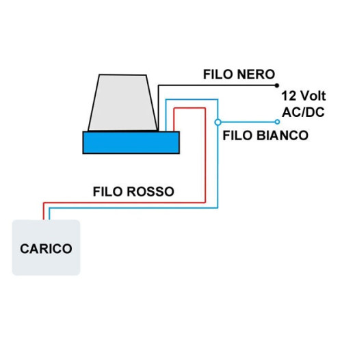 Interruttore Crepuscolare 12V 10A