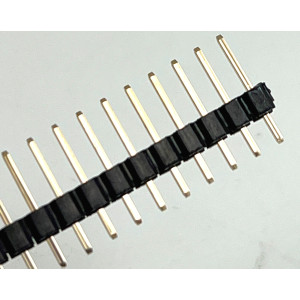 CONNETTORE STRIP LINE 40 POLI FILA SINGOLA TERMINALI DIRITTI 2