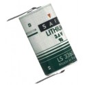 pila al litio 3,6v size d con lamelle ls33600