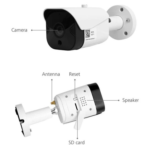 Telecamera IP WI-FI FHD IP66