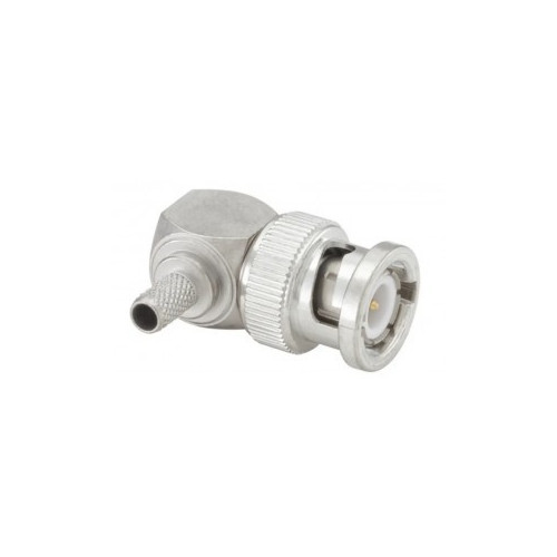 Connettore Coassiale BNC Maschio a 90° a Crimpare per RG58 Rosemberger