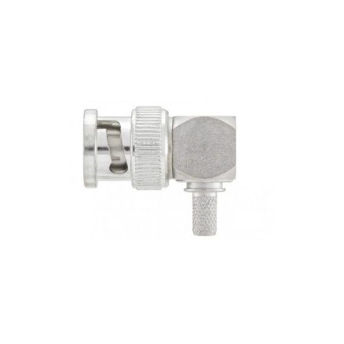 Connettore Coassiale BNC Maschio a 90° a Crimpare per RG58 Rosemberger