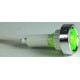 SEGNALATORE  LUMINOSO 220V NEON COLORE VERDE