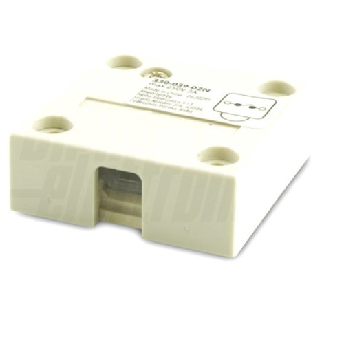 Pulsante Unipolare NC per Porte Colore Bianco