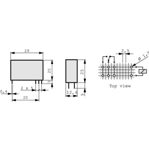 RELE' UNIPOLARE 24VDC 16A FINDER 2