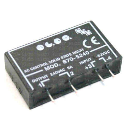 Relè Statico 240Vac 5A Elco 870-5240
