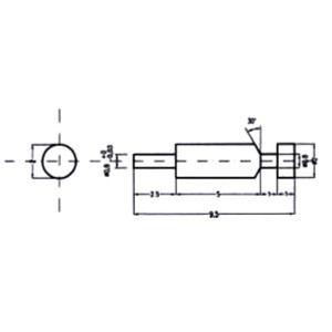 TORRETTA OTTONE DORATO DIAMETRO 0,8 MM 2
