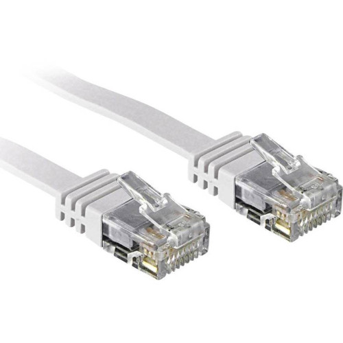 Cavo Cablato RJ45 Categoria 6 Lunghezza 30 cm Colore Bianco
