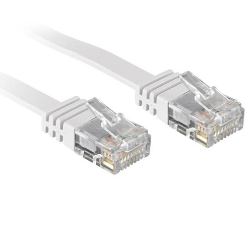 Cavo Cablato RJ45 Categoria 6 Lunghezza 30 cm Colore Bianco