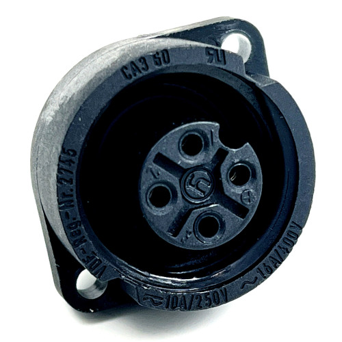 Connettore da Pannello Femmina 3 Poli + Terra Hirschmann 932321100 