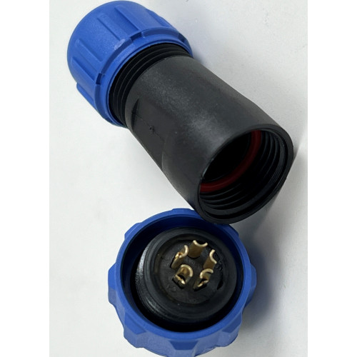 Connettore Stagno Maschio Volante 5 Poli IP68 serie SP13