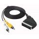 Cavo Audio e Video Intestato con Scart e 2 RCA