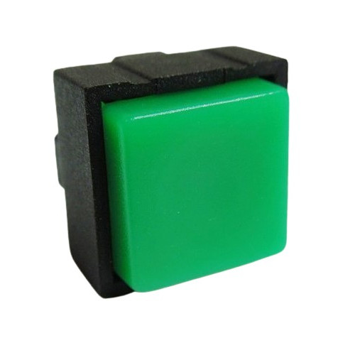 Pulsante da Circuito Stampato 12,4x12,4x10mm Colore Verde