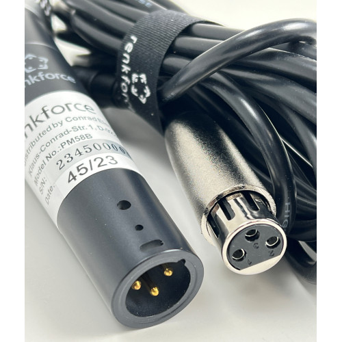 Microfono Dinamico Unidirezionale con Cavo da 4 Metri