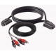 Cavo Audio e Video Intestato con 2 Scart e 4 RCA Audio