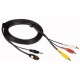 Cavo Audio e Video da S-Video con Jack 3,5mm a 3 RCA 2 Metri