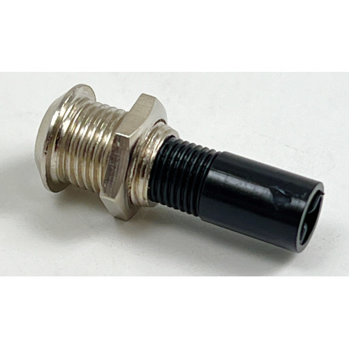 Portaled in Metallo Nichelato - Testa Concava - Supporto plastico per Resistenza - per Led con diametro da 5 mm