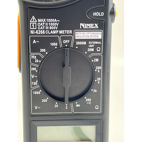 Multimetro Digitale con Pinza Amperometrica Nimex NI6266