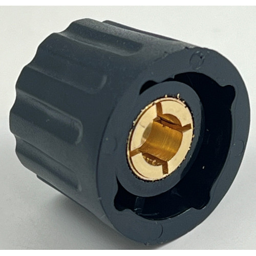 Manopola Nera Diametro 22mm  