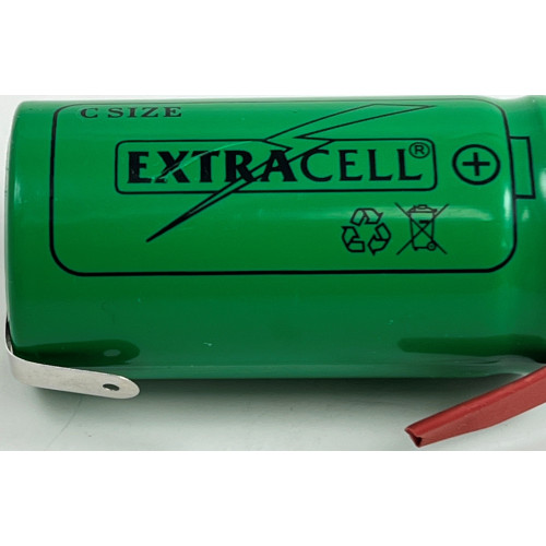 Batteria Ricaricabile NI-MH 1,2V 4000mA/h Size C con Lamelle