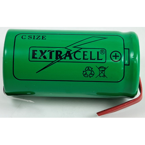 Batteria Ricaricabile NI-MH 1,2V 4000mA/h Size C con Lamelle