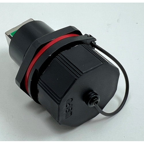 Presa Passaparatia RJ45 Schermata IP67 da Pannello con Tappo