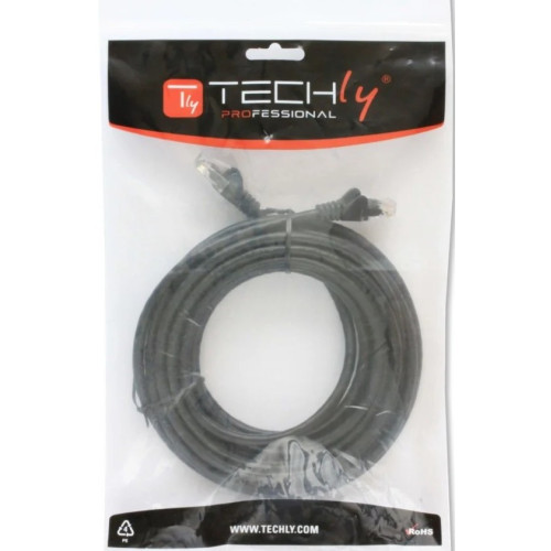 Cavo Cablato RJ45 C6 0,3 Metri colore Nero