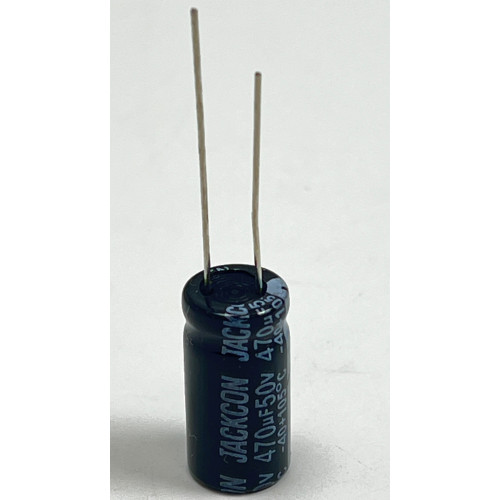 Condensatore elettrolitico 470µF 50V Verticale