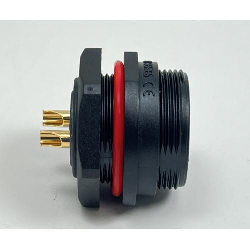 Connettore Stagno Maschio Pannello 2 Poli IP68 SP2112/P2