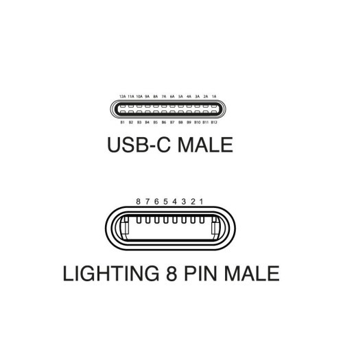 Cavo USB-C/Apple Lighting